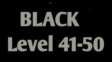Black Level 41 42 43 44 45 till 50 Walkthrough Gameplay Android By Barte Bonte IOS BLACK Puzzle Game