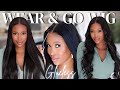 Quick &amp; Easy Wear &amp; Go Glueless Straight Wig | Pre-Bleached And Pre Plucked Lace | @ISEEHAIR