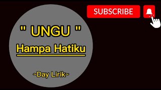 Ungu - Hampa Hatiku 'Lirik Lagu'