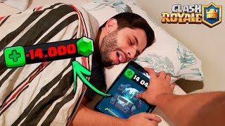 PLAYHARD DORMIU E TROLLEI A CONTA DELE INTEIRA! CLASH ROYALE