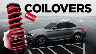 $400 Coilovers on my 135i! Unboxing & Install [Raceland]