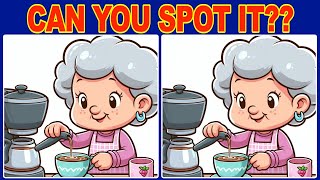 【Spot & Find The Difference】Fun Activity for Improved Concentration and Memory!