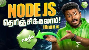 Node js Explained in Tamil | Why It’s Used & How to Install Step by Step
