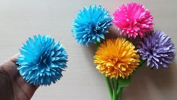 AIM DIY: The Simplest Paper Flowers – So, There.