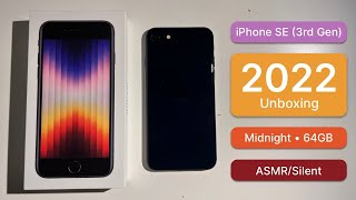 Iphone Se 2022 3Rd Gen Midnight 128Gb No Talking Asmr Unboxing
