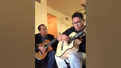 Edgar con Ely Garcia/  recibe este canto