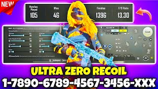 NEW UPDATE 4.4BEST🔥SENSITIVITY CODE + CONTROL SETTINGS BGMI/PUBG MOBILE