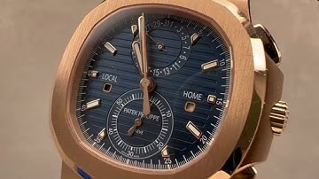 Patek Philippe Nautilus Travel Time Chronograph 5990/1R-001 | Rose Gold & Blue Dial Review