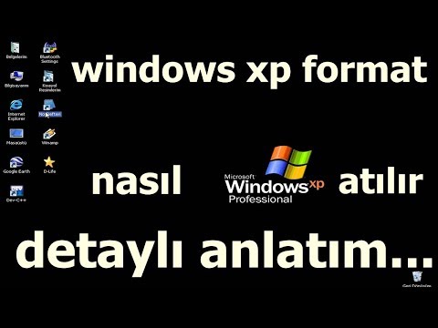 WİNDOWS XP FORMAT NASIL ATILIR