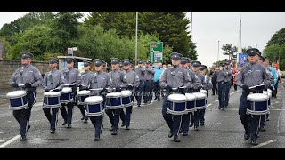 Rathcoole Protestant Boys Flute Band Finishing their own parade 24/06/23