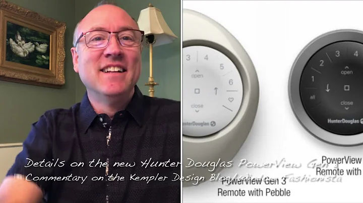 Reading the Blog about Hunter Douglas Gen 3 PowerV...