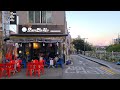 Seoul seongbukcheon walking tour 4k  a leisurely walking path lined with outdoor restaurants