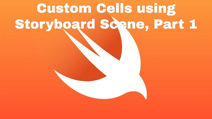 Custom cells using Storyboard Scene - Part 1