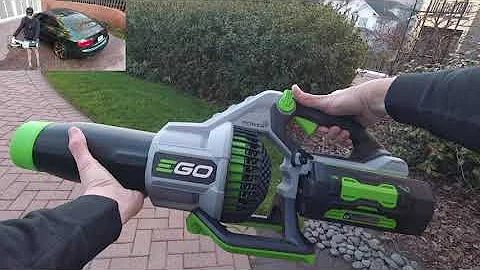 EGO 765 Leaf Blower (LB7650) Drying a Car in Under 2 Minutes