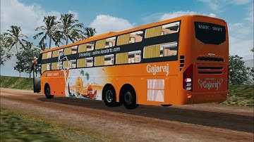 KSRTC SWIFT GAJARAJA Bus Mod In Bus Simulator Indonesia - Bussid Bus Mod - Bussid Car Mod - Bussid