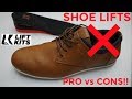 SHOE LIFTS FOR MEN REVIEW - PRO vs CONS