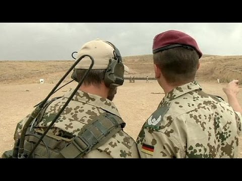 Alman ordusu peşmerge eğitiyor