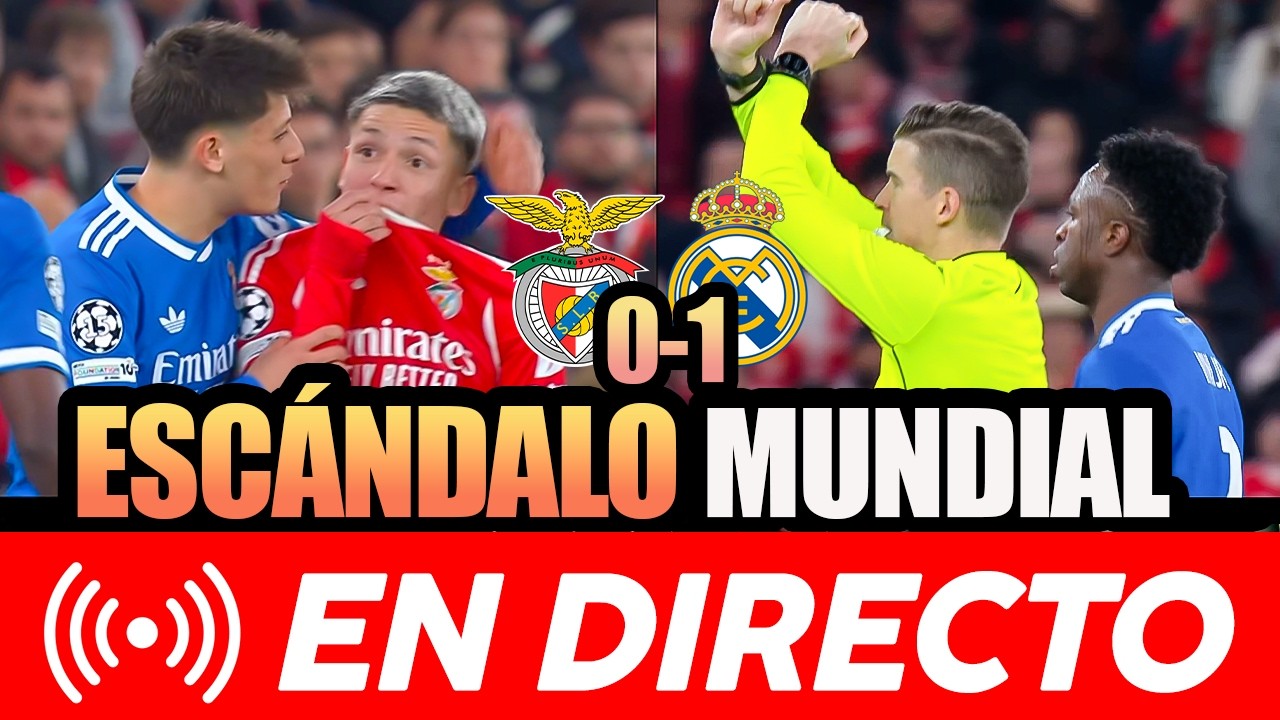 🚨🚨 VINICIUS DENUNCIA INSULTOS RACISTAS ANTE EL BENFICA