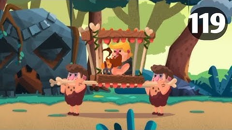 Dino Bash level 119 Android walk-through Gameplay...!