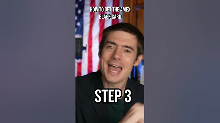 How to Get the Amex Black Card #ytshorts #shorts