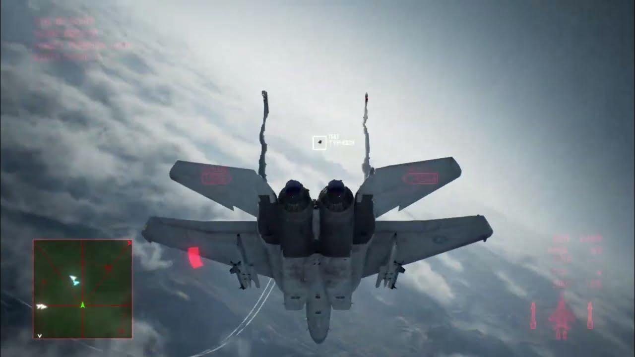 Ace Combat 7 Mission 13 In Ace Difficulty F 15c Rank S Youtube