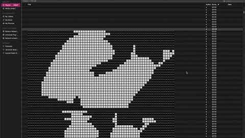 Bad Apple, as a VLC playlist