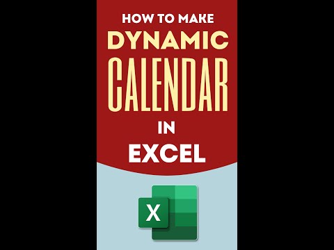 Video: Kā izveidot kalendāru programmā Excel 2010?