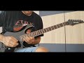 Evile  thrasher guitar solo cover