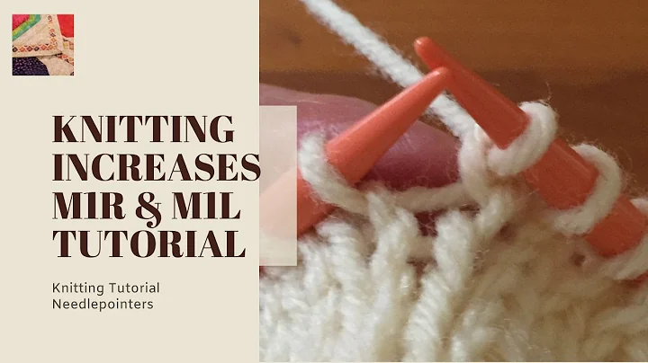 How to Make 1 Right (M1R) and Make 1 Left (M1L) Knitting Increase