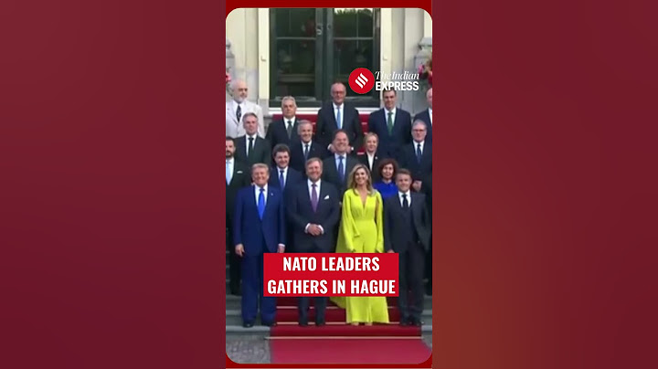 NATO Leaders Including Trump, Meloni, And Macron Gather For Family Photo In Hague Today