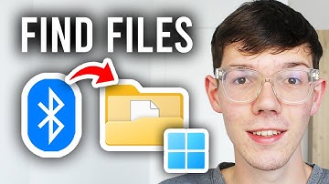 How To Find Received Bluetooth Files In Laptop or PC Windows - Step By Step