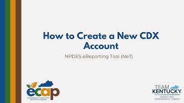 How to Create a New CDX Account