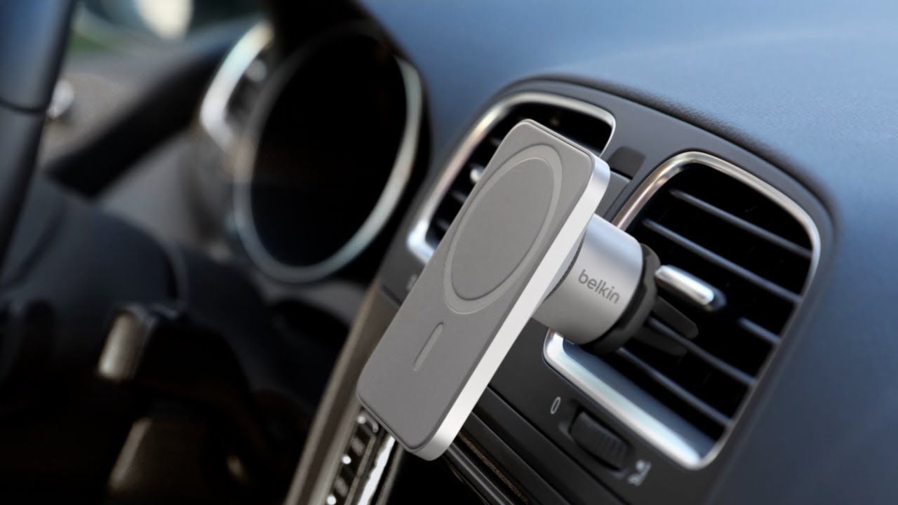 Belkin MagSafe Vent Mount Pro Car Phone Holder for iPhone 15, 14
