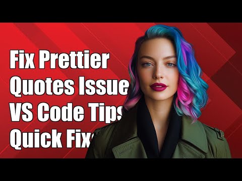 Fix Prettier Not Changing Double Quotes to Single Quotes in VS Code