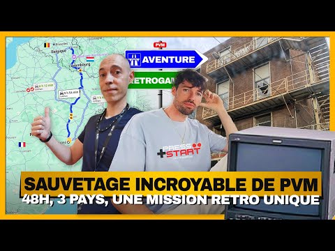 Reportage Retrogaming : Deux Français pour un Sauvetage Incroyable de PVM à Seraing