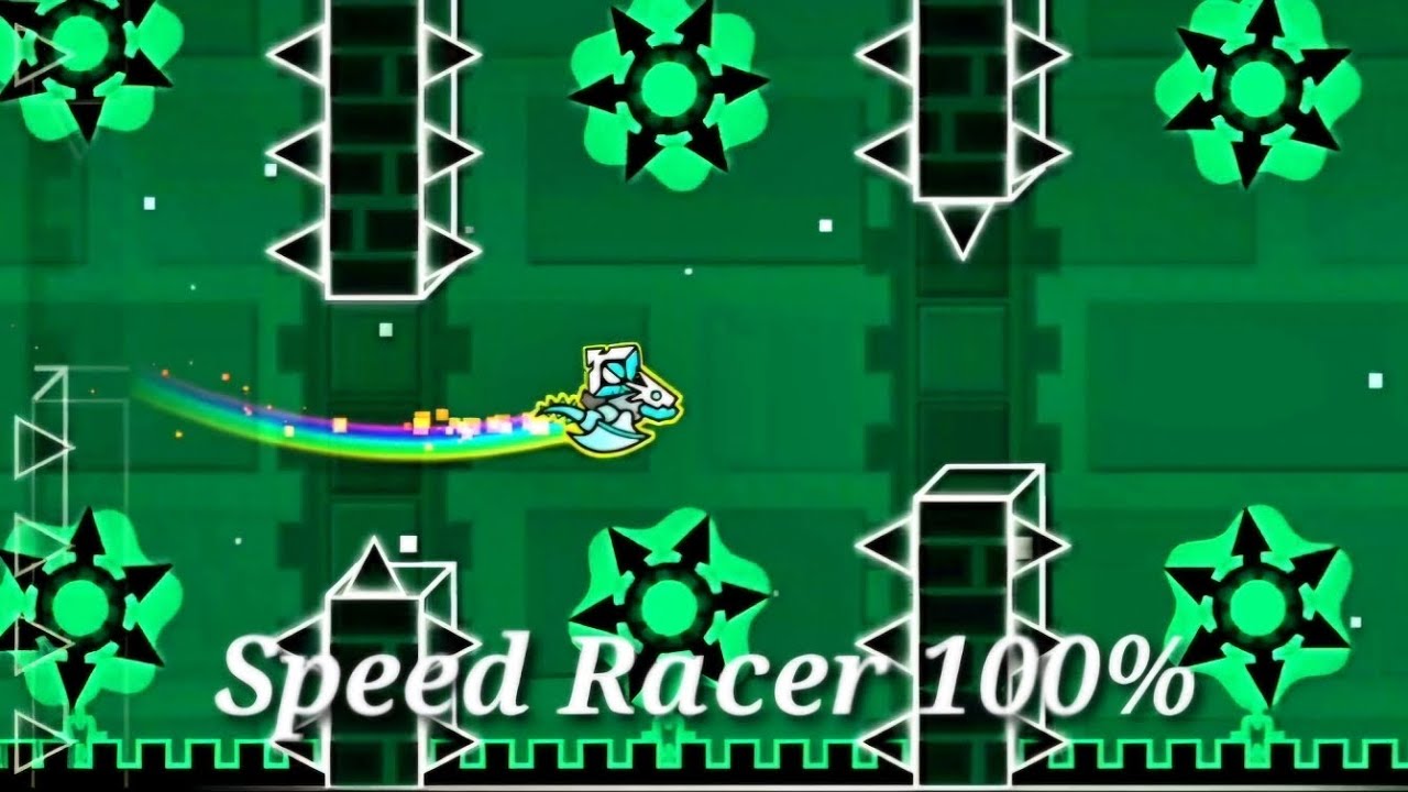 Speed Racer 100% [지오메트리대쉬] - YouTube