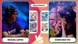 TCG Shintaro Ito Vs Miguel Lopez | 2023 Pokémon World Championships Swiss R2