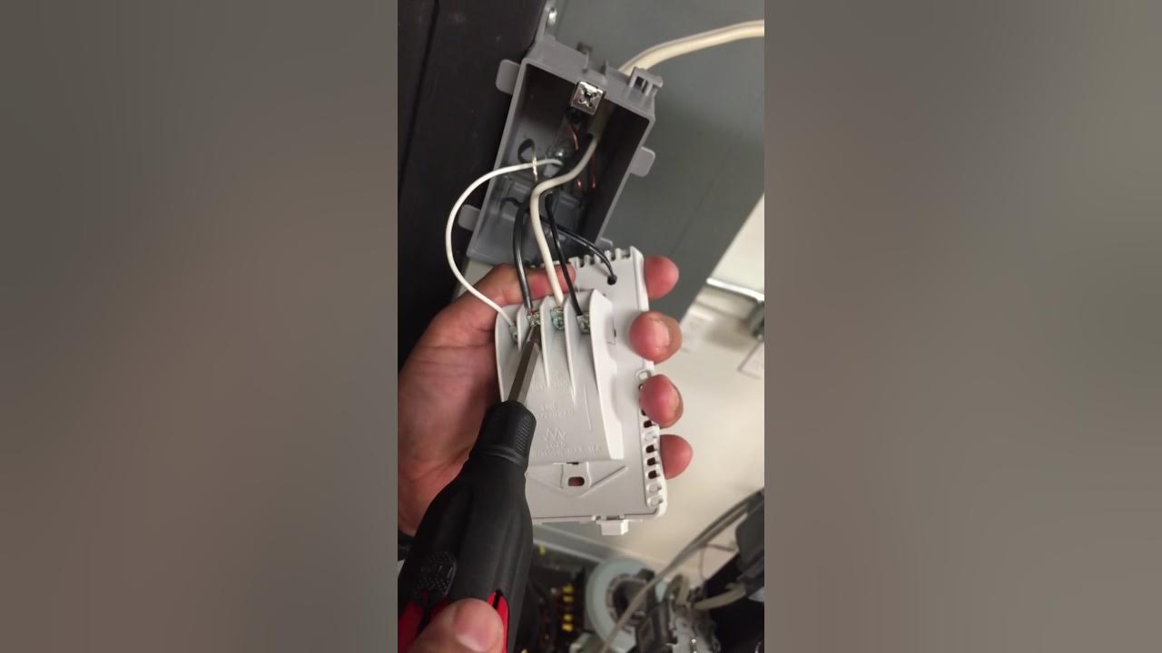 NUHEAT Thermostat tutorial videos. Step 8, Connecting the Line Wires