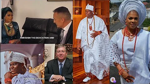 Ooni of ife wife Olori Temitope in Serbia 🇷🇸 at the oldest European Royal family / ooni is so happy 