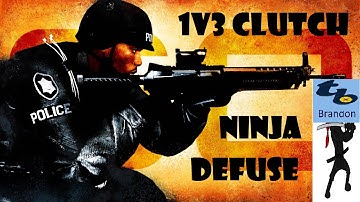 CS:GO - 1v3 Clutch | Ninja Defuse