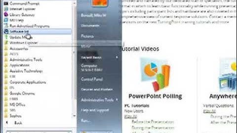 TurningPoint - installing on staff PC