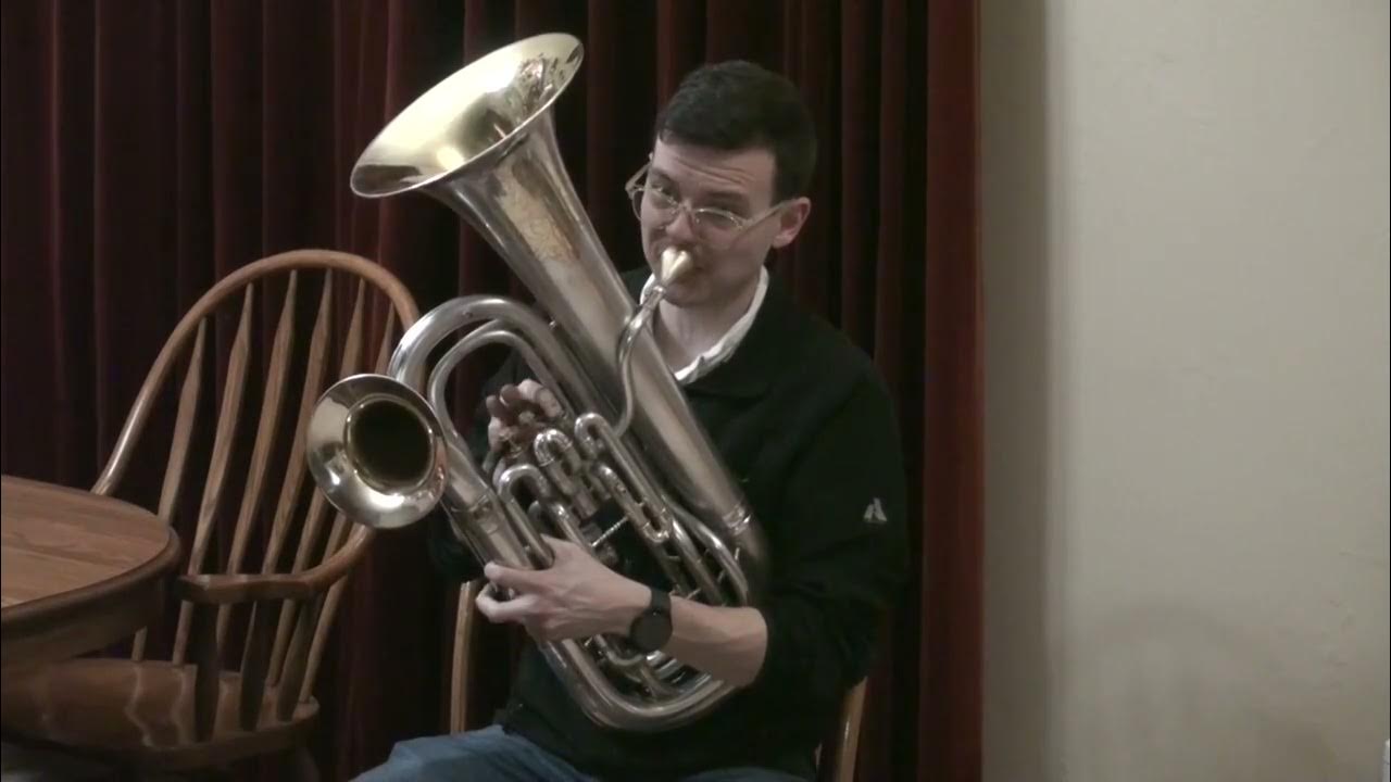 1924 Conn 5 Valve Double Bell Euphonium demo (Conn 92I New Wonder