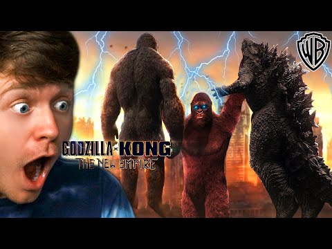 Reacting to GODZILLA x KONG *NEW* Movie Trailer!