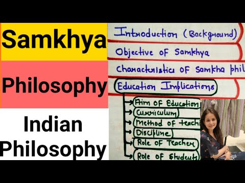 Samkhya Philosophy / Indian Philosophy /B.Ed /M.Ed/ For Teaching Exams