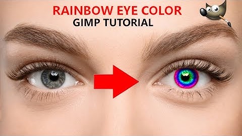 Gimp: How to Make Rainbow Eye Color in Gimp