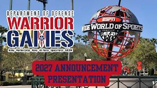 2027 Warrior Games Announcement Presentation | ESPN Wide World of Sports | Walt Disney World