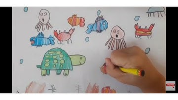 Mĩ thuật lớp 2/chủ đề 2/vẽ con vật sống dưới nước/p3/Ngọc NguyễnTV/mỹ thuật Đan Mạch/cánh diều.