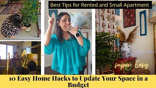 10 Rented Apartment Hacks | Indoor Plants + Budget Decor Ideas