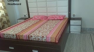 Diy tufted upholstered Headboard upholstered headboard making homemade .video tutorial.