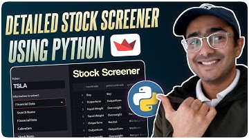 Build *EXTENSIVE* Stock Screener using Streamlit & Financial Modeling Prep API Python 🔴